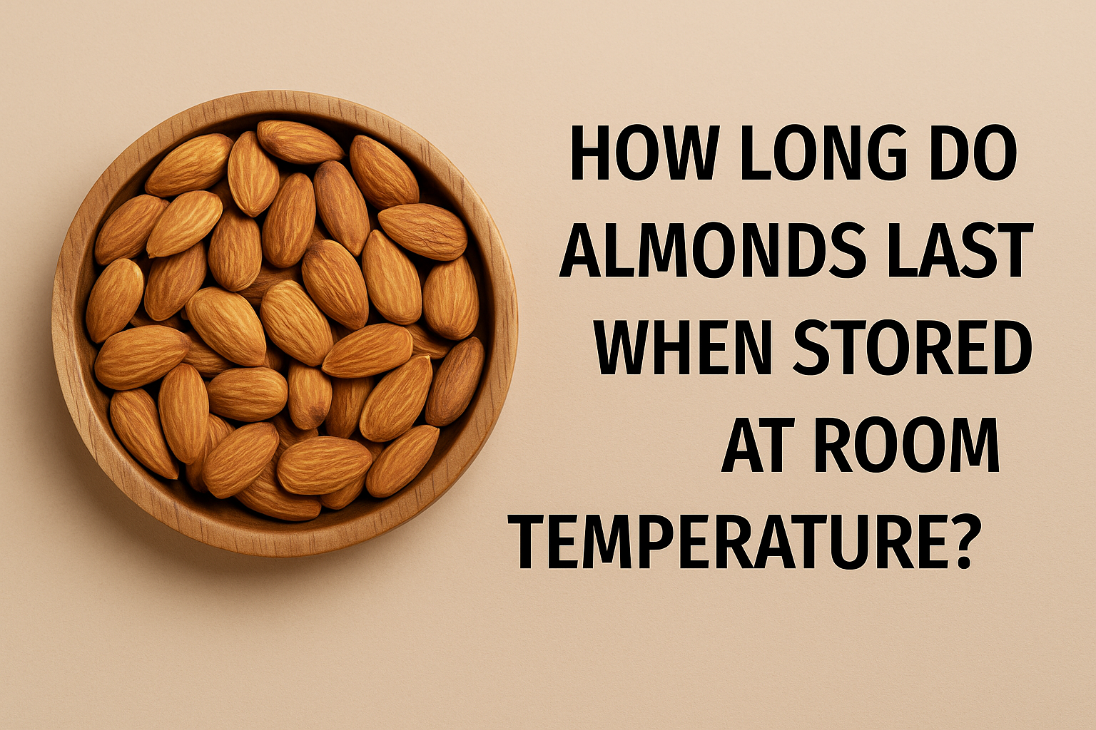 How Long Do Almonds Last When Stored at Room Temperature?